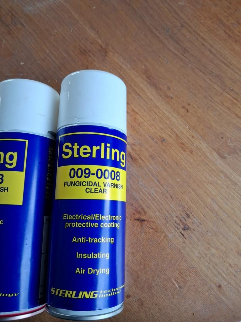 Spuitbussen elektronica blanke hescherm lak, Doe-het-zelf en Verbouw, Verf, Beits en Lak, Ophalen of Verzenden, Nieuw