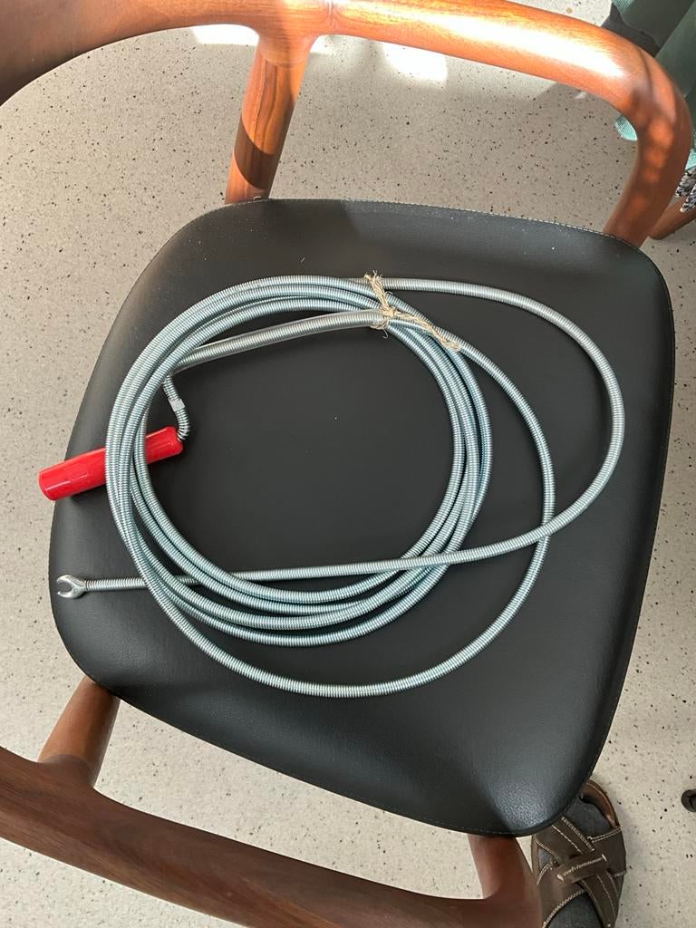 Nieuwe trekveer voor verstoppingen - rioolontstopper, Doe-het-zelf en Verbouw, Ophalen of Verzenden, Nieuw