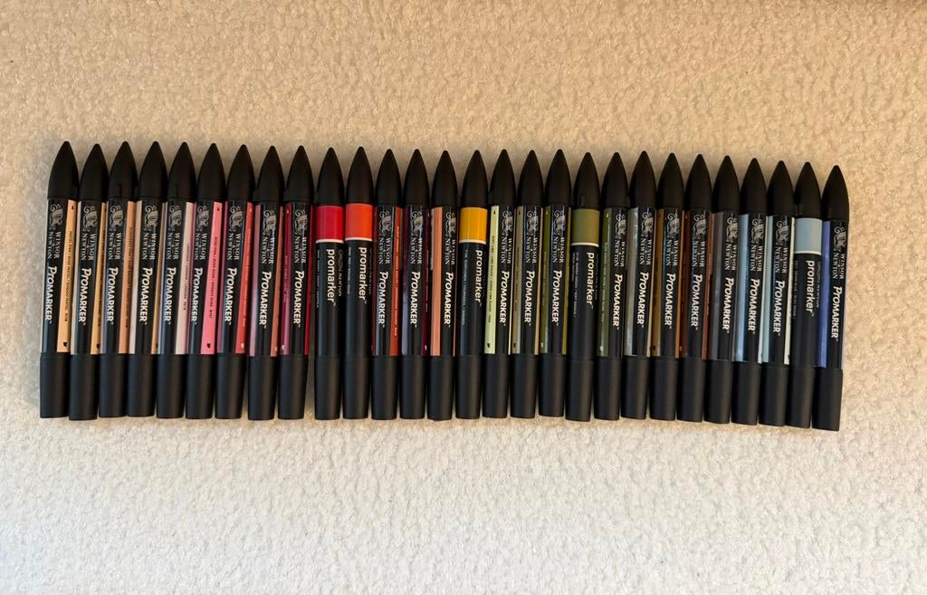Winsor and Newton Promarkers - 28st, Ophalen of Verzenden, Zo goed als nieuw, Potlood of Stift