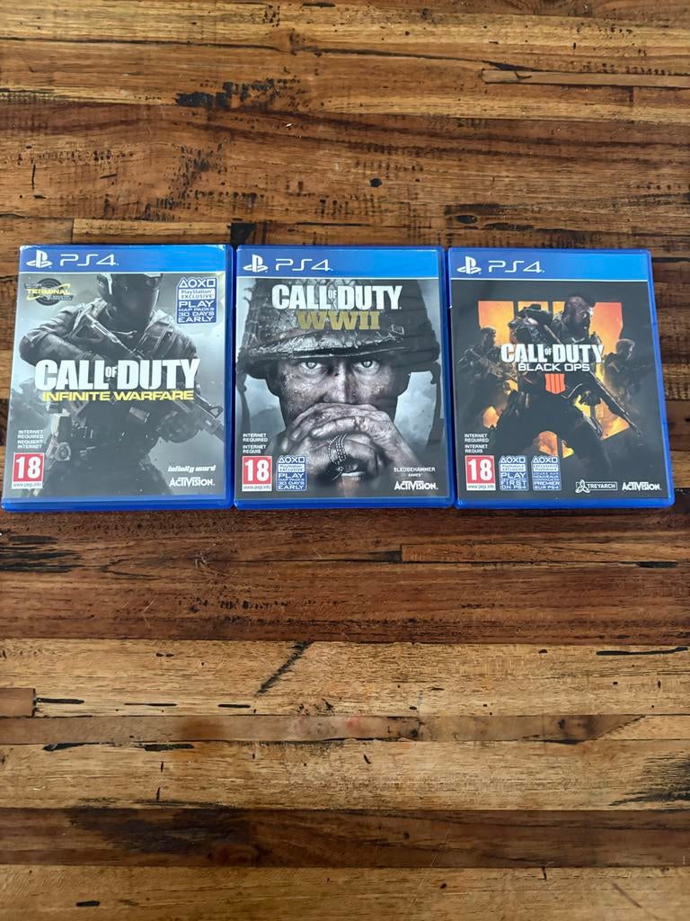Call of Duty PS4 games, Gebruikt, Vanaf 18 jaar, Shooter, Playstation