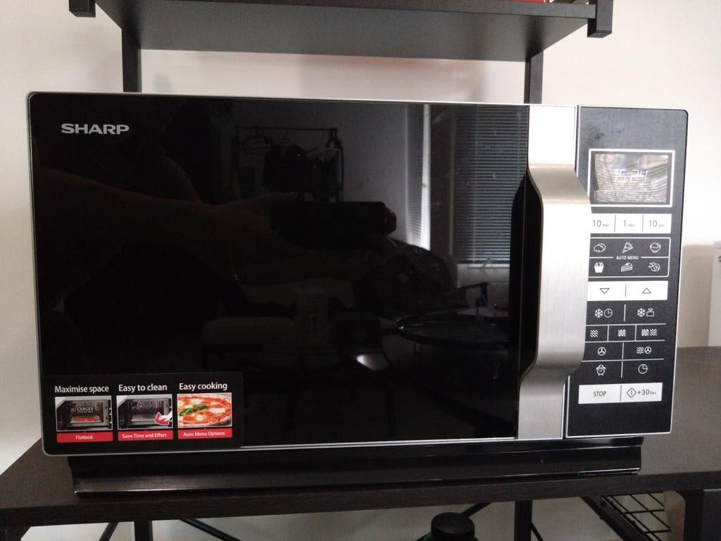 Sharp Home Appliances R860S, Ophalen, Zo goed als nieuw, Oven, Draaiplateau