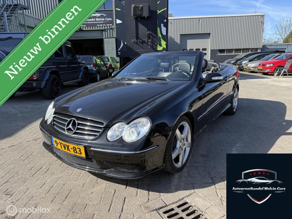 Mercedes CLK-klasse Cabrio 350 Elegance nette staat, Auto's, Automaat, Achterwielaandrijving, Gebruikt, Zwart