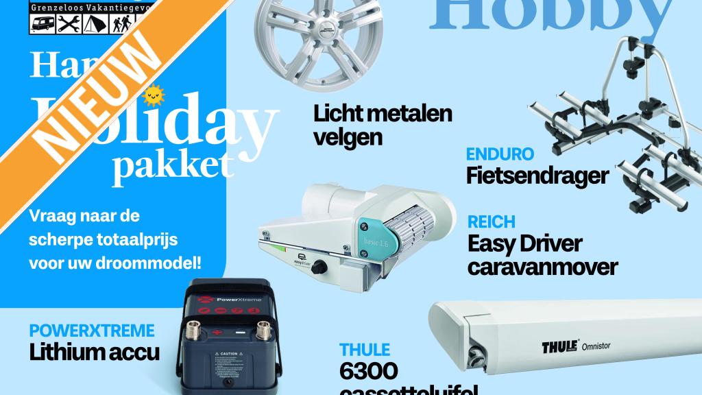 Hobby Excellent Edition 495 UL model 2026, Caravans en Kamperen, Caravans, Schokbreker, Rondzit, Hobby, 5 tot 6 meter