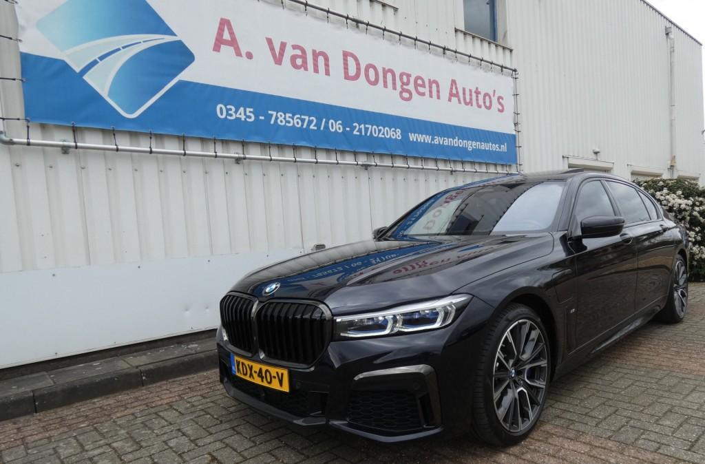 Bmw 7-SERIE 745LE XDrive AUT M-Sport,4WBest,Pano,360,H&K,4xM, Gebruikt, USB, Zwart, Bedrijf
