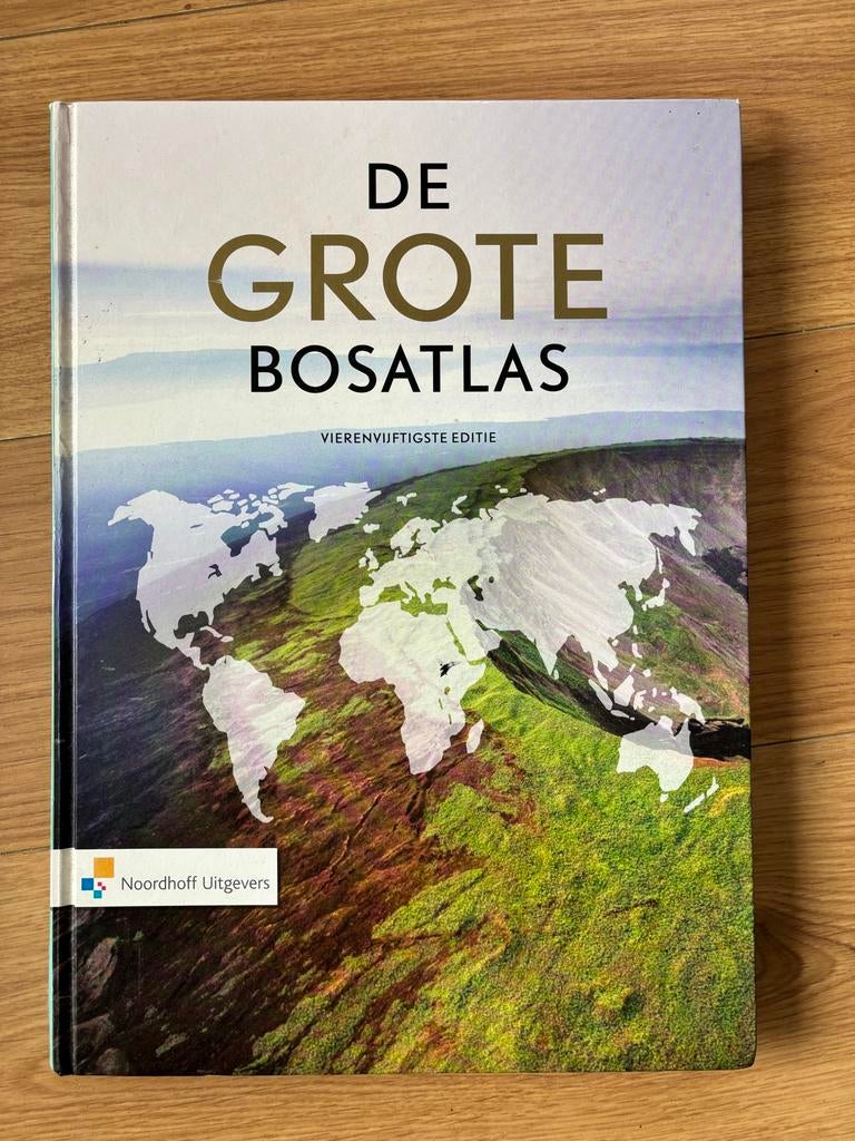 De Grote Bosatlas 54e editie - VMBO-HAVO-VWO, Boeken, Atlassen en Landkaarten, Bosatlas, 2000 tot heden, Ophalen of Verzenden