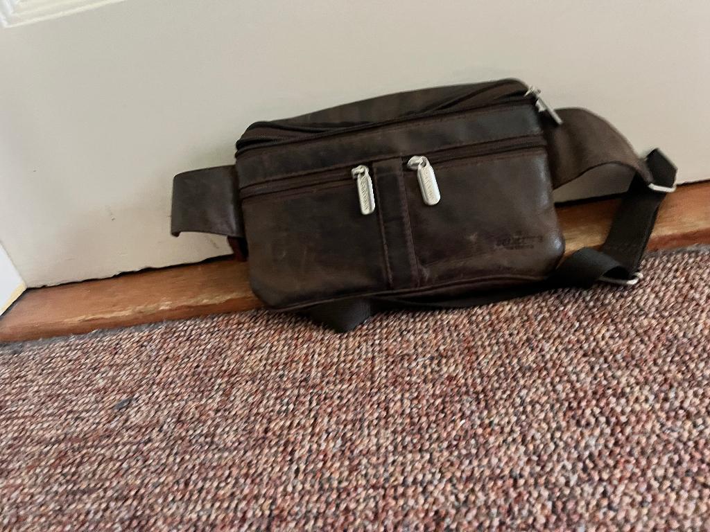 Leren heuptasje Beardesign, Ophalen of Verzenden, Gebruikt, Bruin, Overige typen