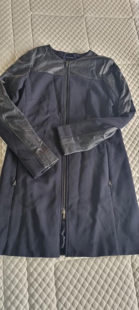 Paul & Shark jas met leren mouwen - Maat  (M), Maat 38/40 (M), Paul & Shark, Blauw, Nieuw