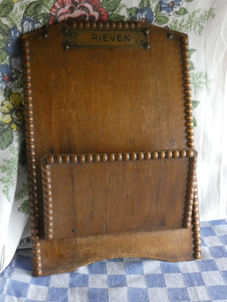 oude breivenhouder/ opbergbakje voor brieven/ tijdschriften, Antiek en Kunst, Ophalen of Verzenden