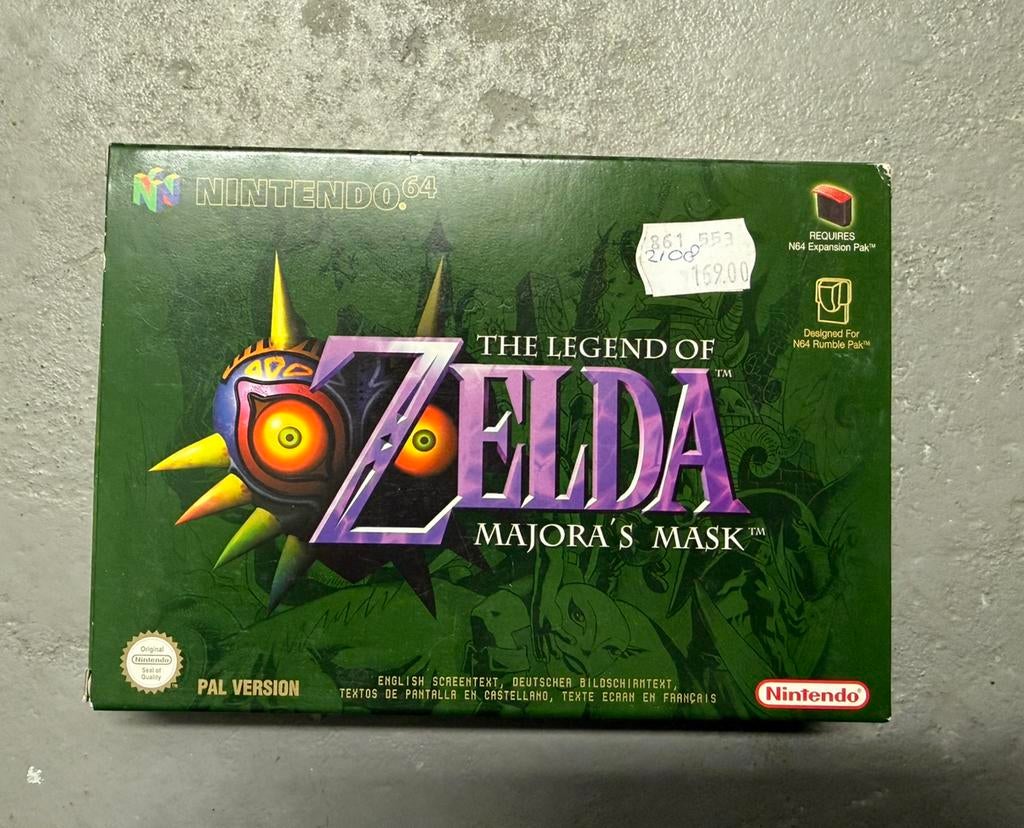 Nintendo 64 – The Legend of Zelda: Majora’s Mask, Avontuur en Actie, 1 speler, Ophalen of Verzenden, Zo goed als nieuw