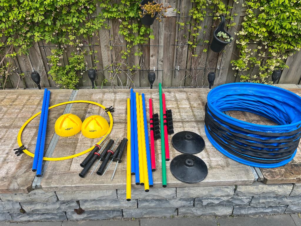 Behendigheid parcour Agility set, Ophalen, Zo goed als nieuw, Behendigheidspeelgoed