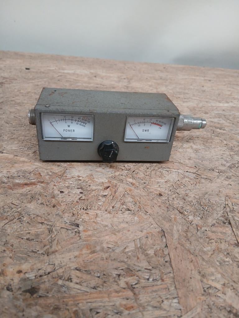 Vintage Power & SWR Meter - Ham Radio Accessoire 27MC  GPA, Gebruikt, Zender en Ontvanger, Onbekend, Ophalen of Verzenden