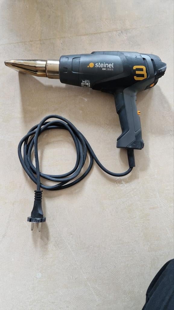 Steinel HM 1920 E heteluchtpistool, Ophalen, Zo goed als nieuw, Minder dan 700 watt, Haakse handslijpmachine