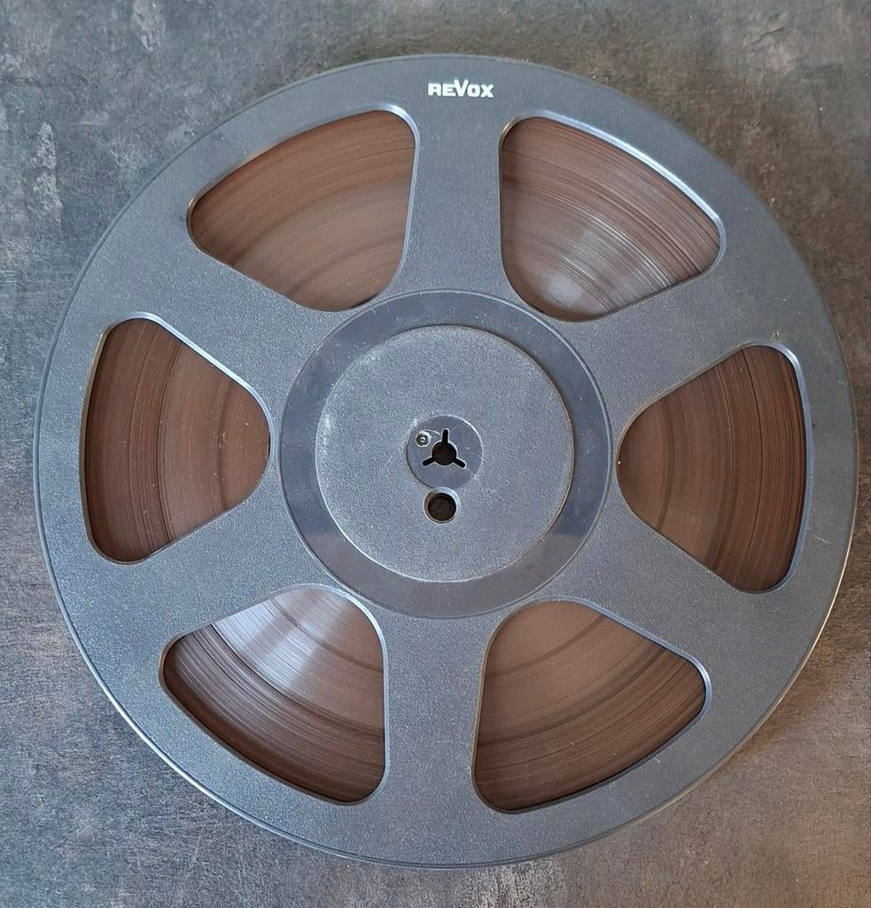 Revox bandrecorder band met opbergdoos 26 cm, Ophalen of Verzenden, Onderdeel, Met banden