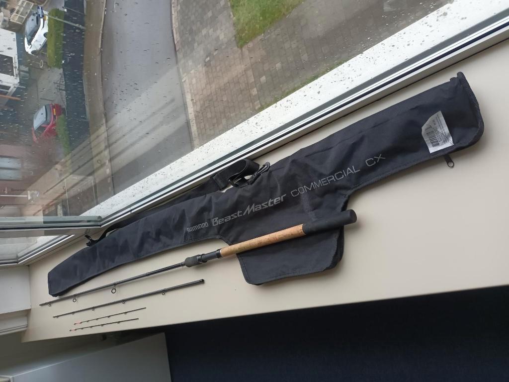 Shimano BeastMaster Commercial CX10 Feeder, Ophalen of Verzenden, Zo goed als nieuw, Werphengel