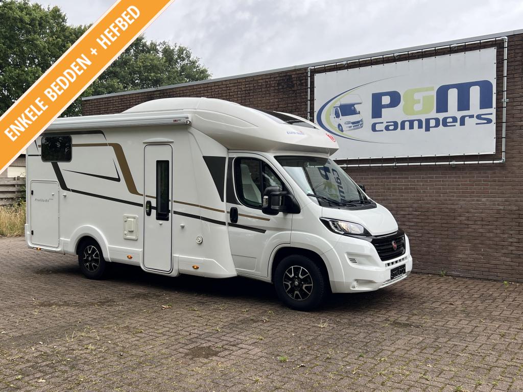 Eura Mobil Profila RS 695 EB | 150 pk |enkele bedden+hefbed|, Caravans en Kamperen, Campers, Ringverwarming, Luifel, Fiat, Koelkast