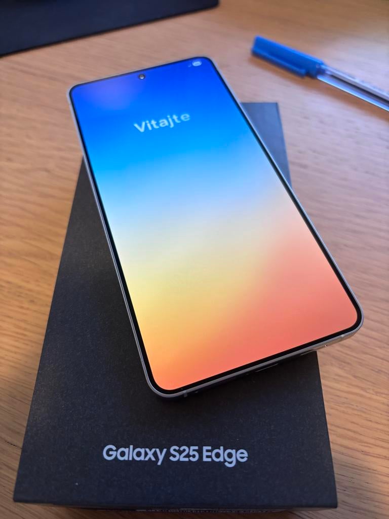 Samsung Galaxy S25 Edge - Nieuwstaat feb nieuw gekocht, Ophalen, Overige modellen, Touchscreen, Zo goed als nieuw