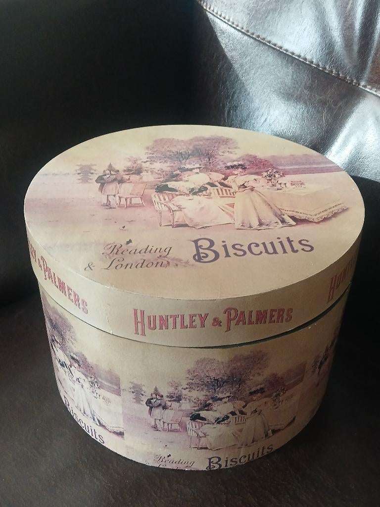 Houten Hoedendoos 27 cm, Ophalen of Verzenden, Gebruikt