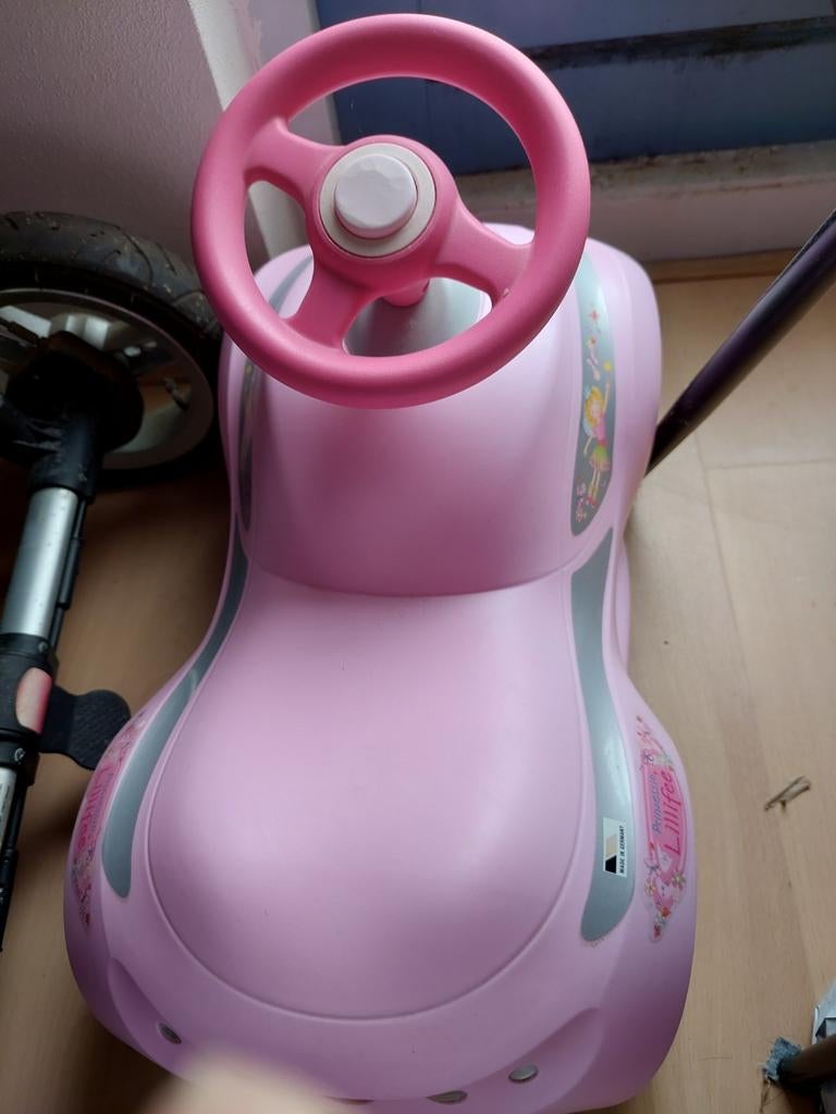 Roze loopauto voor kinderen - LILLIFEE design, Ophalen of Verzenden, Gebruikt, Loopvoertuig