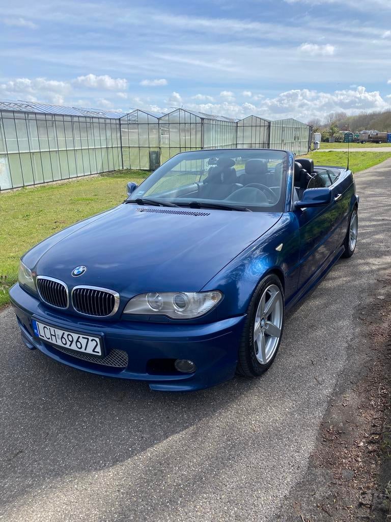 Bmw e46 cabrio 330ci, Auto's, BMW, Zwart, Cabriolet, Blauw, Leder