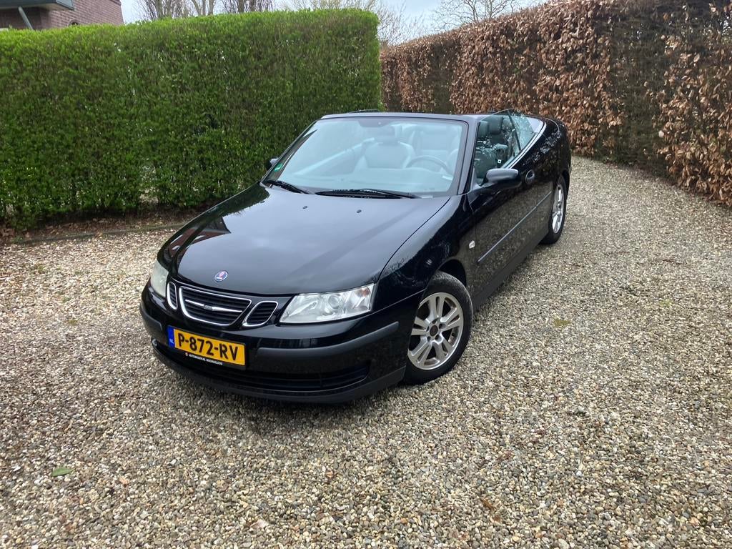 Saab 2004 Zwart, Auto's, Voorwielaandrijving, 1998 cc, Cabriolet, 4 stoelen