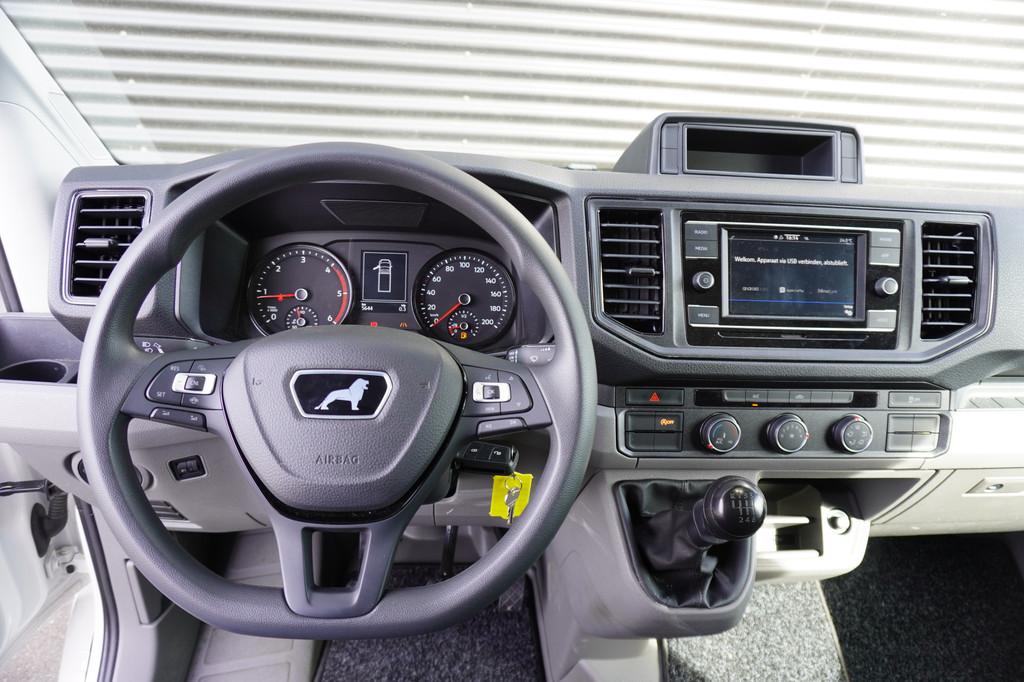 MAN TGE 180pk Dubbellucht Bakwagen Laadklep Apple Carplay Cr, Auto's, Gebruikt, 4 cilinders, MAN, Wit