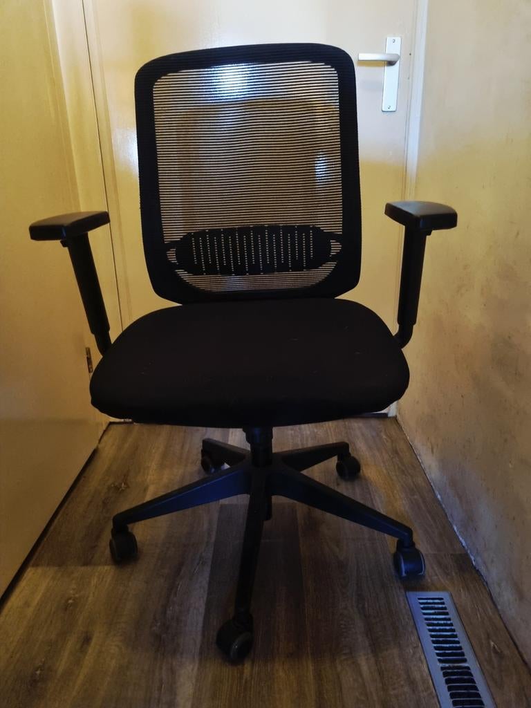 Bureaustoel zwart, Ophalen, Gebruikt, Zwart