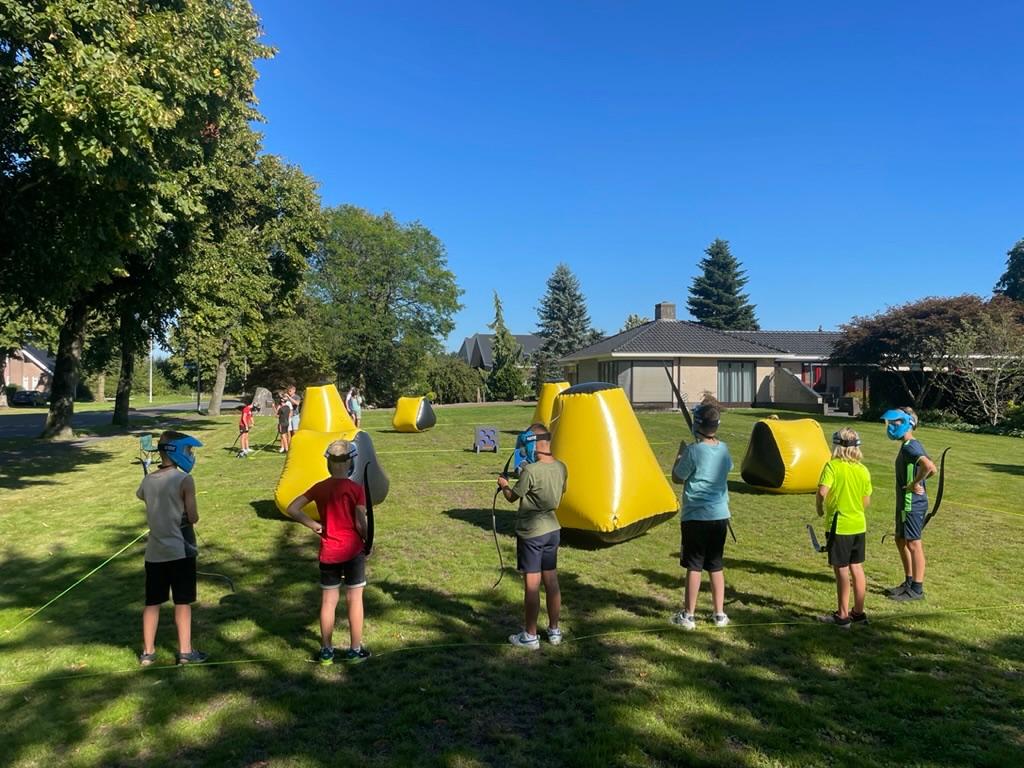 Archery tag; Bosma sport- en spelverhuur, Ophalen
