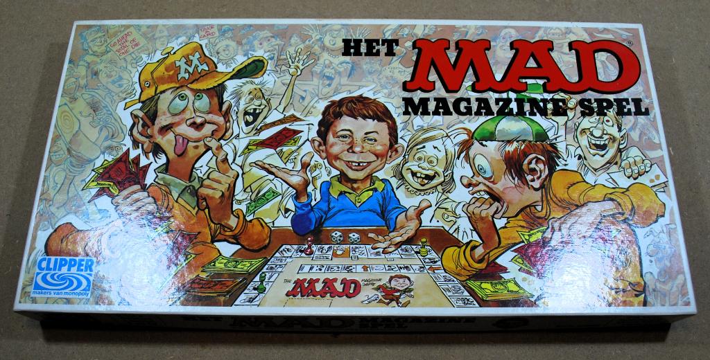 Mad Magazine Spel., Hobby en Vrije tijd, Gezelschapsspellen | Bordspellen, Vijf spelers of meer, Ophalen of Verzenden, Zo goed als nieuw