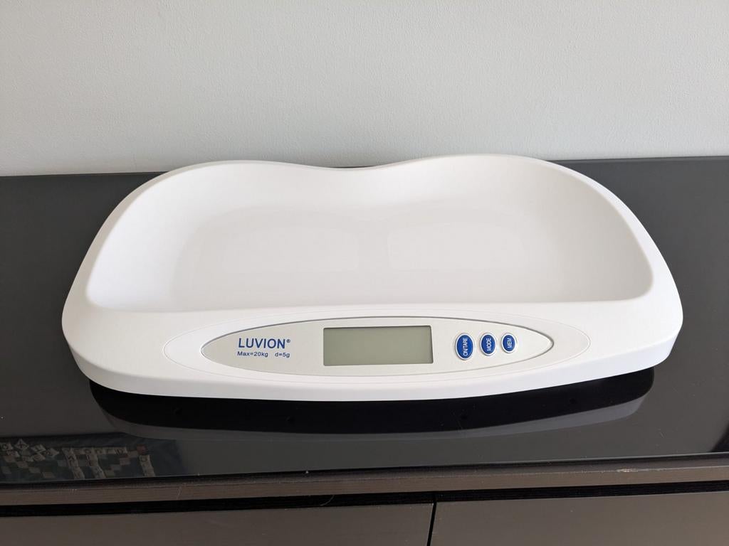 Luvion Digitale Babyweegschaal - Max 20kg, Minder dan 10 kg, Ophalen of Verzenden, Personenweegschaal, Fijner dan 1 gram