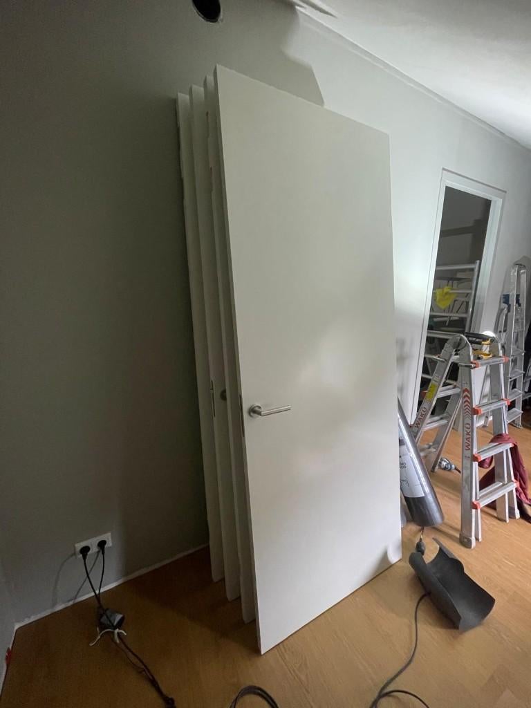 7x Svedex binnendeur Alpine wit, superlak, standaard NIEUW!, Doe-het-zelf en Verbouw, Deuren en Horren, Ophalen, 80 tot 100 cm