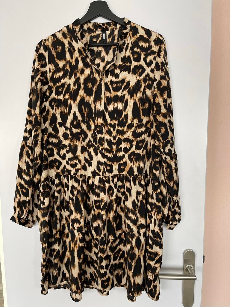 Panterprint tuniek Maat L Eksept ( Shoeby ), Ophalen of Verzenden, Zo goed als nieuw, Maat 42/44 (L), Bruin