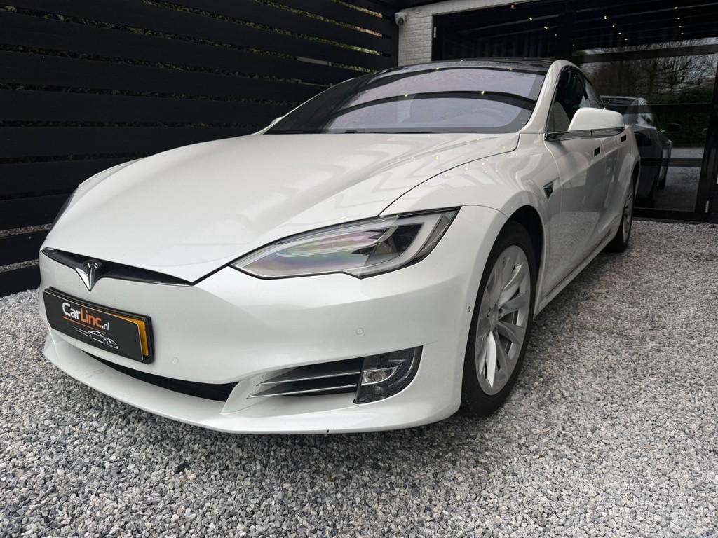 Tesla MODEL S , LONG RANGE, FSD, GARANTIE TOT 2028, 1E EIGEN, Auto's, Tesla, Automaat, 273 min, Gebruikt, Lichtsensor