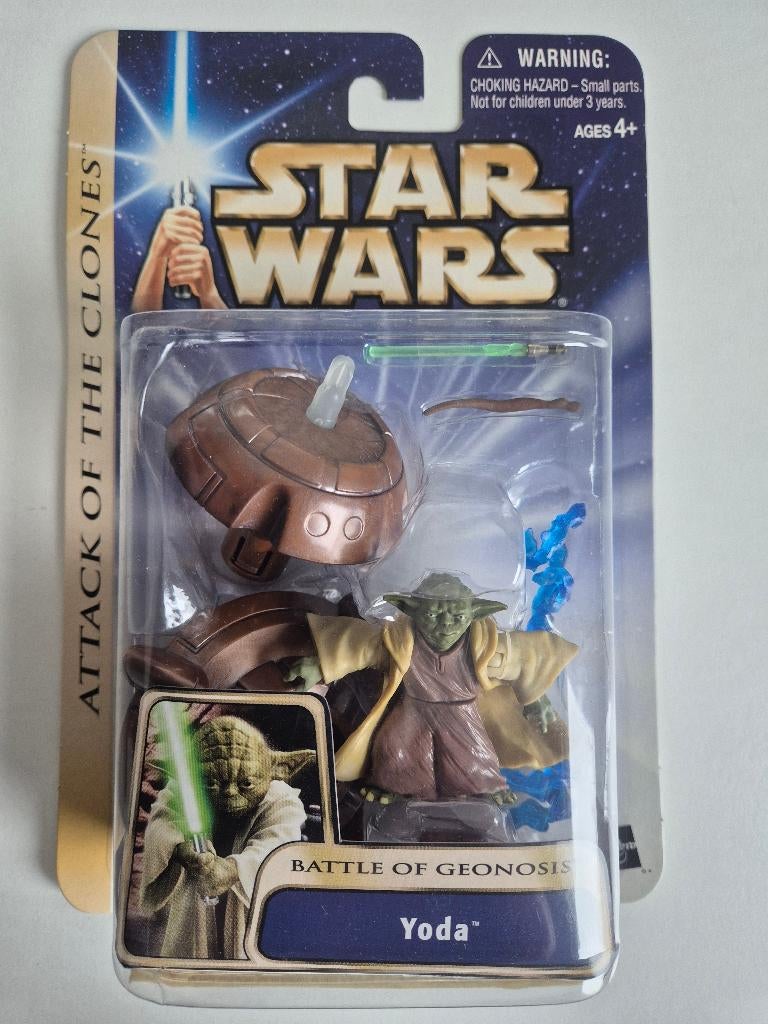 Star Wars Saga 04 HoF Yoda Battle of Geonosis, Ophalen of Verzenden, Nieuw, Actiefiguurtje