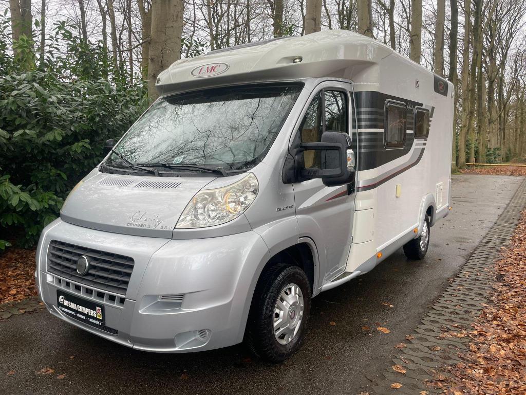 LMC Liberty Cruiser II 592 Compact Vast Bed Airco, Ringverwarming, Fiat, Airbags, Tot en met 2