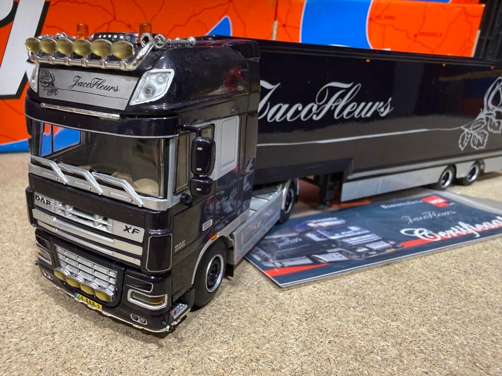 WSI DAF JACO FLEURS BLOEMEN TRANSPORT, Ophalen of Verzenden, Zo goed als nieuw, Bus of Vrachtwagen, Wsi