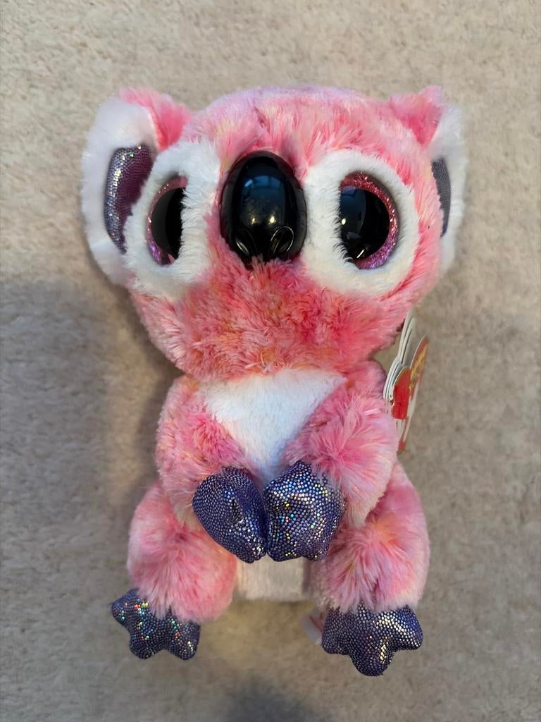 Beanie Boo - Kacey de roze koala knuffel, Overige typen, Ophalen of Verzenden, Zo goed als nieuw, Roze