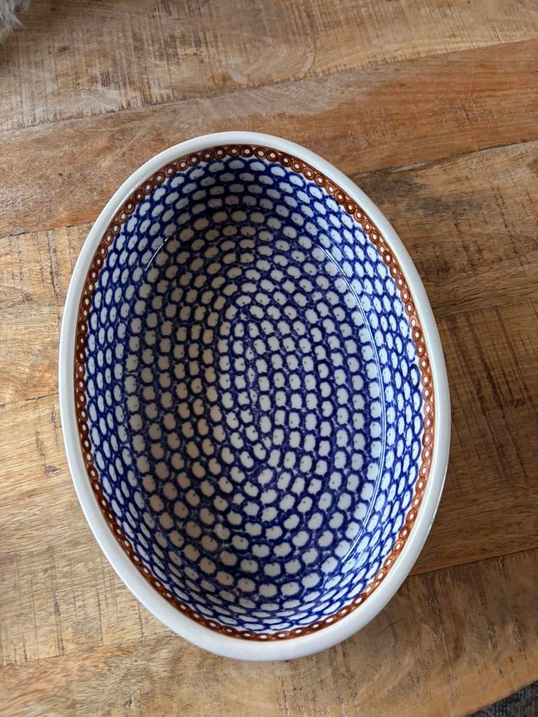 Bubzlau castle ovenschaal ovaal, Ophalen, Overige stijlen, Aardewerk, Schaal of Schalen