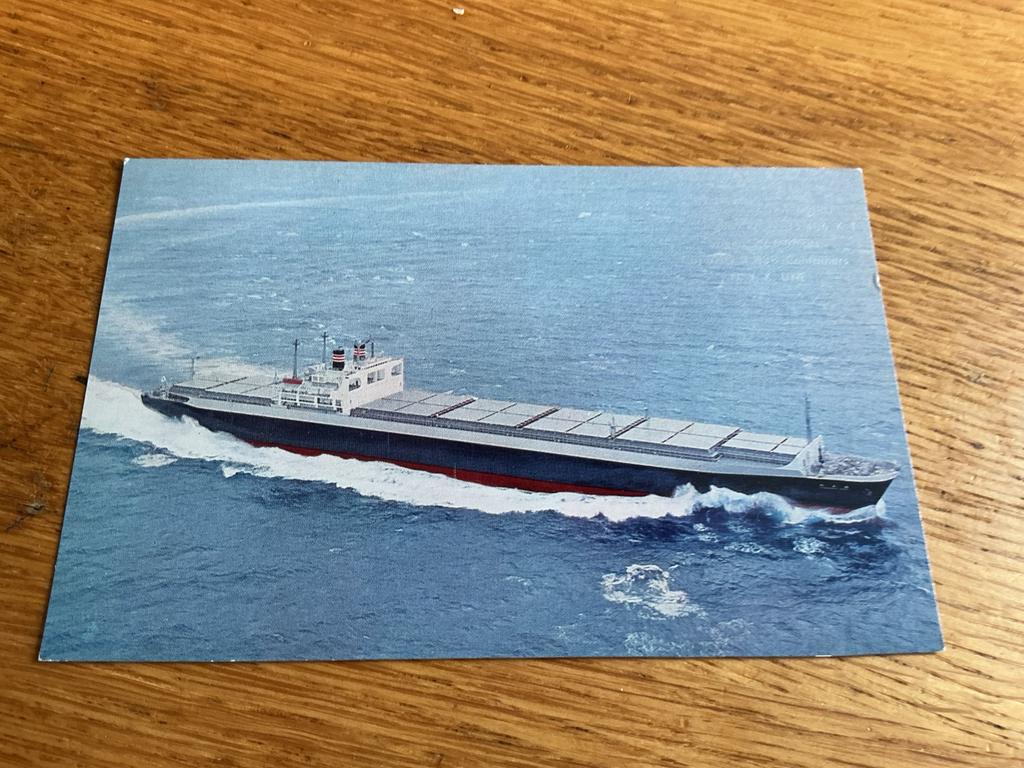 S372 SS KAMAKURA MARU, Ophalen of Verzenden, Zo goed als nieuw, Kaart, Foto of Prent