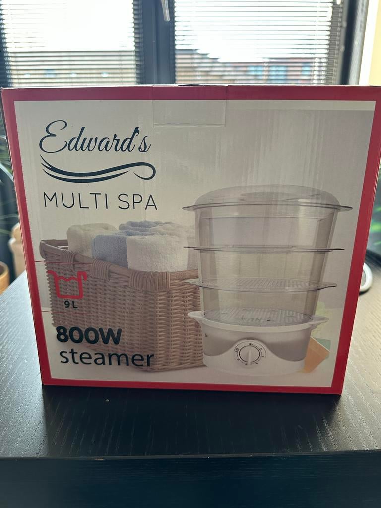 Edwards Multi Spa 800W Steamer - Handdoekwarmer, Ophalen of Verzenden, Zo goed als nieuw, Stoomreiniger