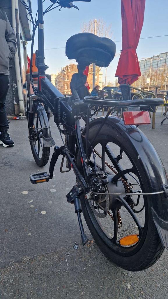 Samebike 20xvld30 Opvouwbare E-Bike - Zwart, Overige merken, Gebruikt, Ophalen of Verzenden, Minder dan 47 cm