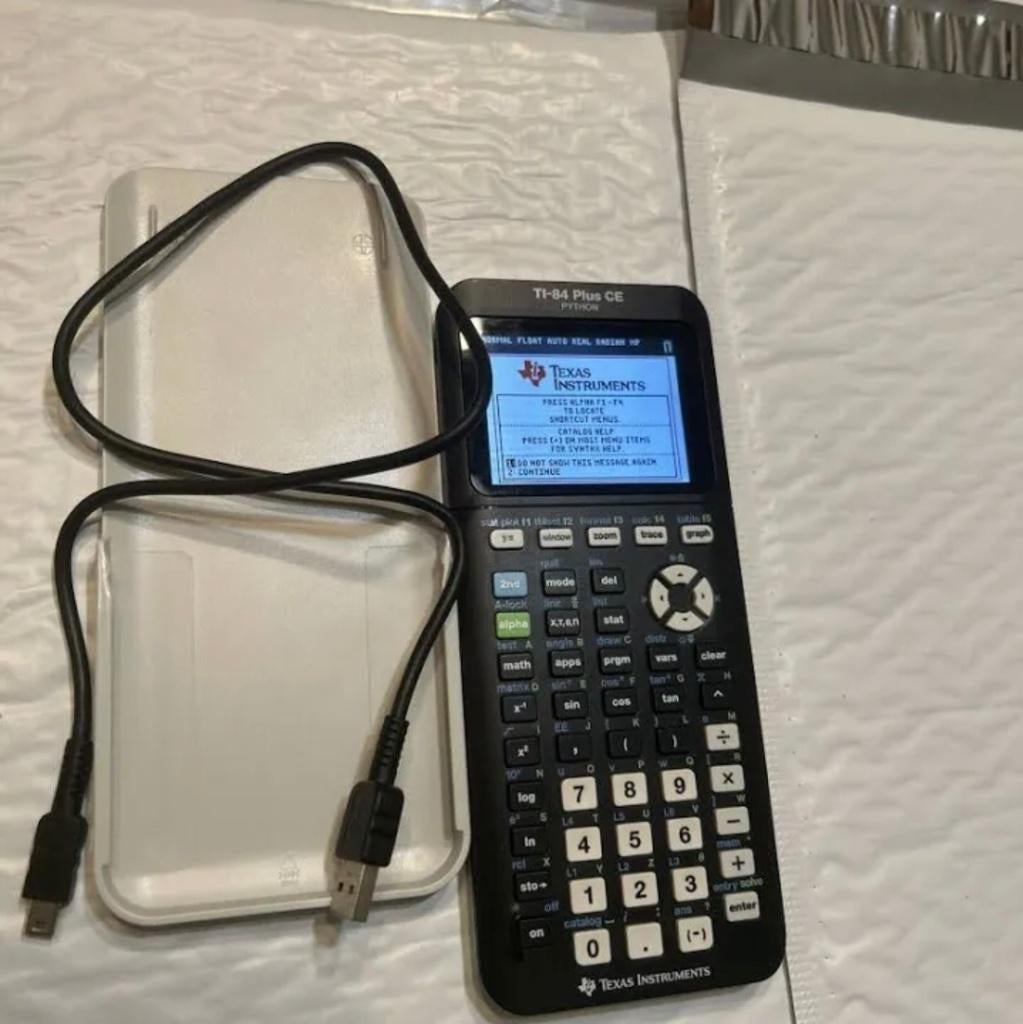 Ti-84 plus ce-t zwart grafische rekenmachine, Diversen, Ophalen of Verzenden, Grafische rekenmachine, Nieuw