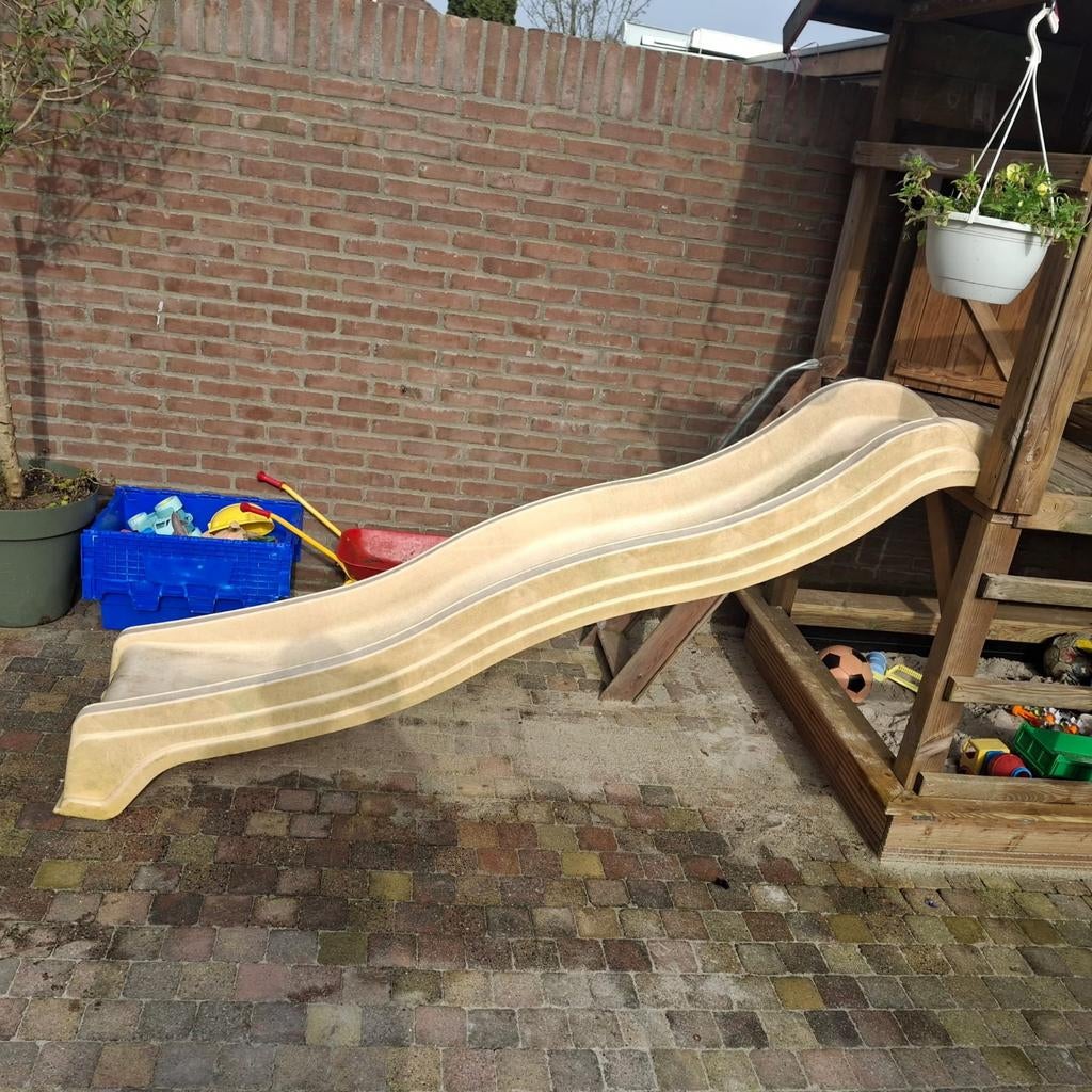 Glijbaan 2,40m, Kinderen en Baby's, Speelgoed | Buiten | Speeltoestellen, Ophalen, Gebruikt, Glijbaan
