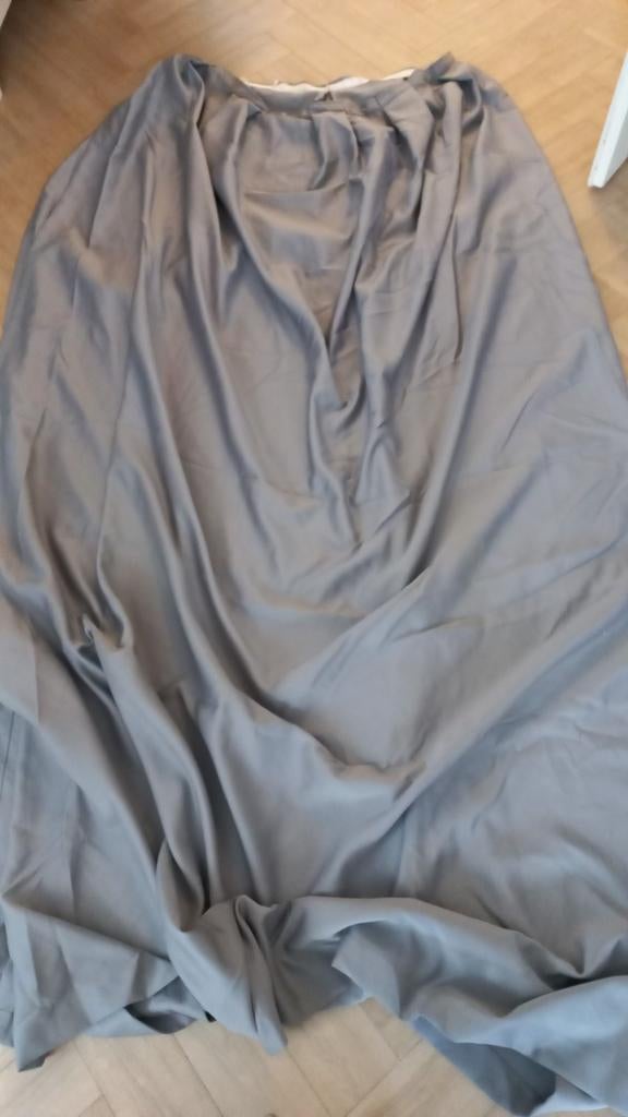 Grijs / Zilver Gordijnen 200 B x 275 en 300 B x 275, Ophalen of Verzenden, Gebruikt, Grijs, Overige typen