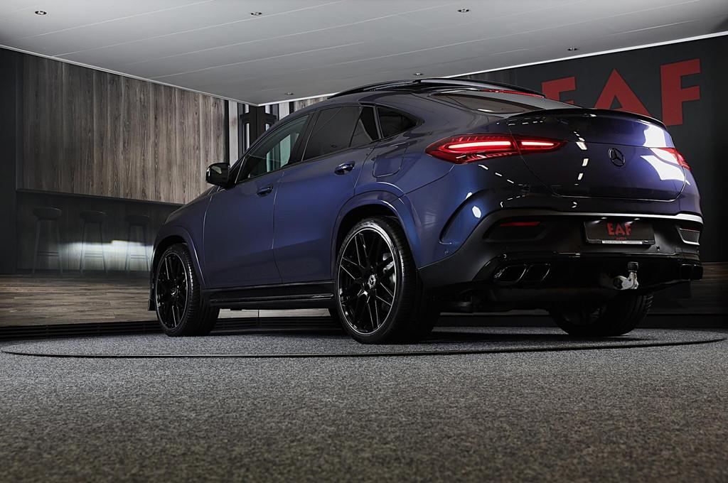 Mercedes-Benz GLE-klasse Coupé 400 e 4MATIC AMG 63 Look / M, Automaat, Gebruikt, 4 cilinders, Blauw
