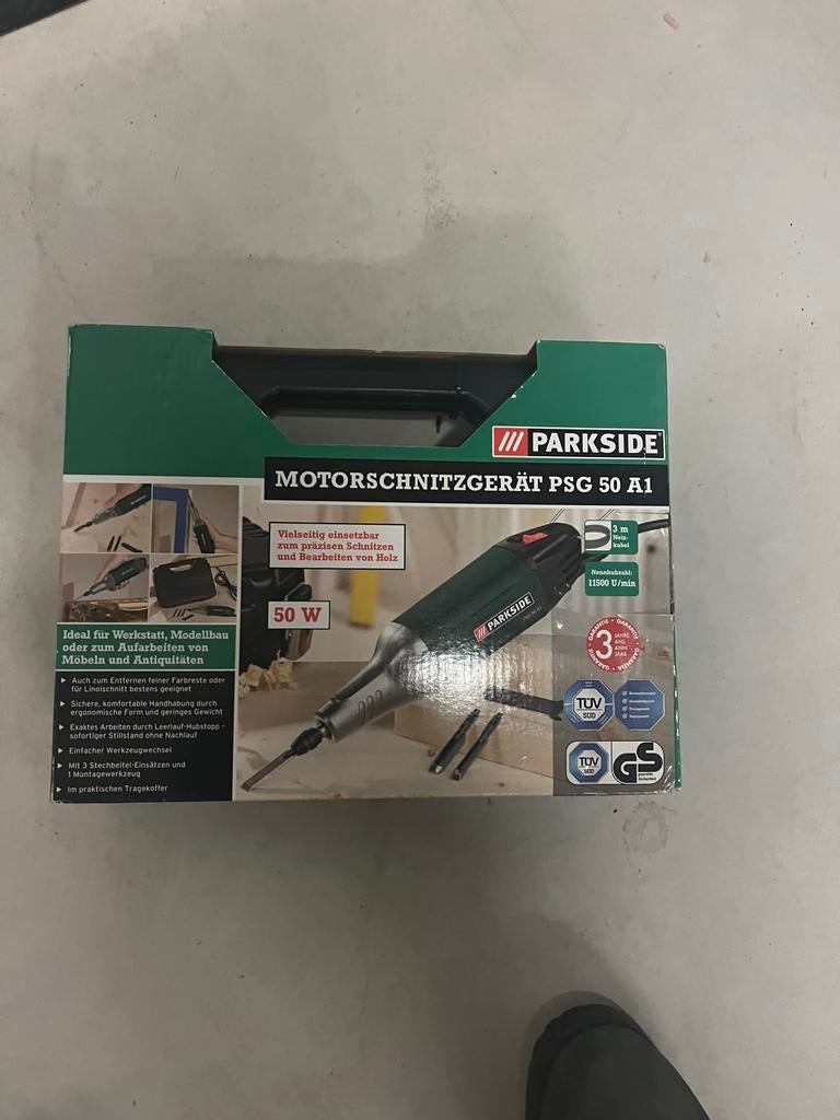 Nieuw Parkside Gemotoriseerd Snijapparaat PSG 50 A1 - 50W, Ophalen, Minder dan 30 mm, Overige typen, Nieuw