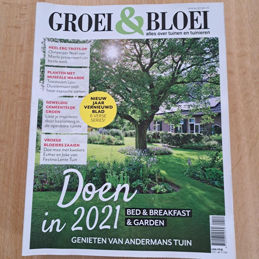 Complete jaargang 2021 Groei & Bloei, Ophalen of Verzenden, Zo goed als nieuw, Wetenschap en Natuur