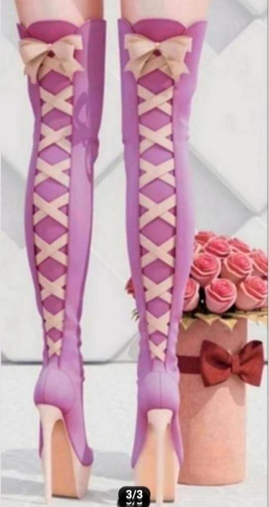 Barbie laarzen, tm 48, Verzenden, Nieuw, Zwart