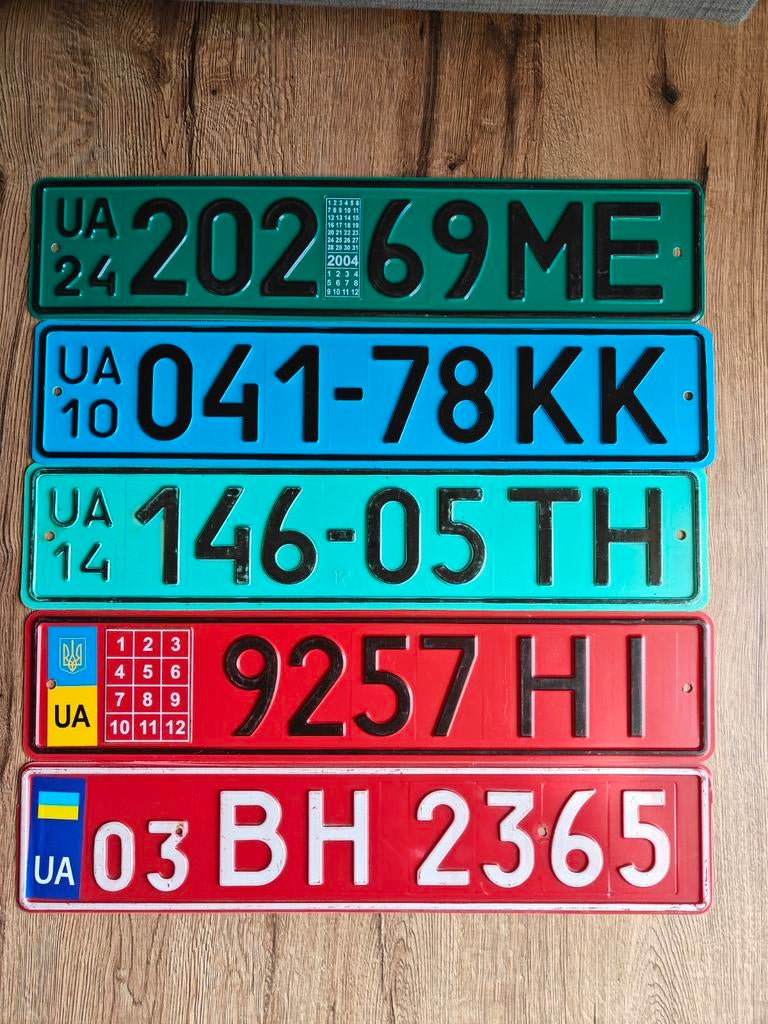 Kentekenplaten tijdelijk Oekraïne, Ophalen of Verzenden