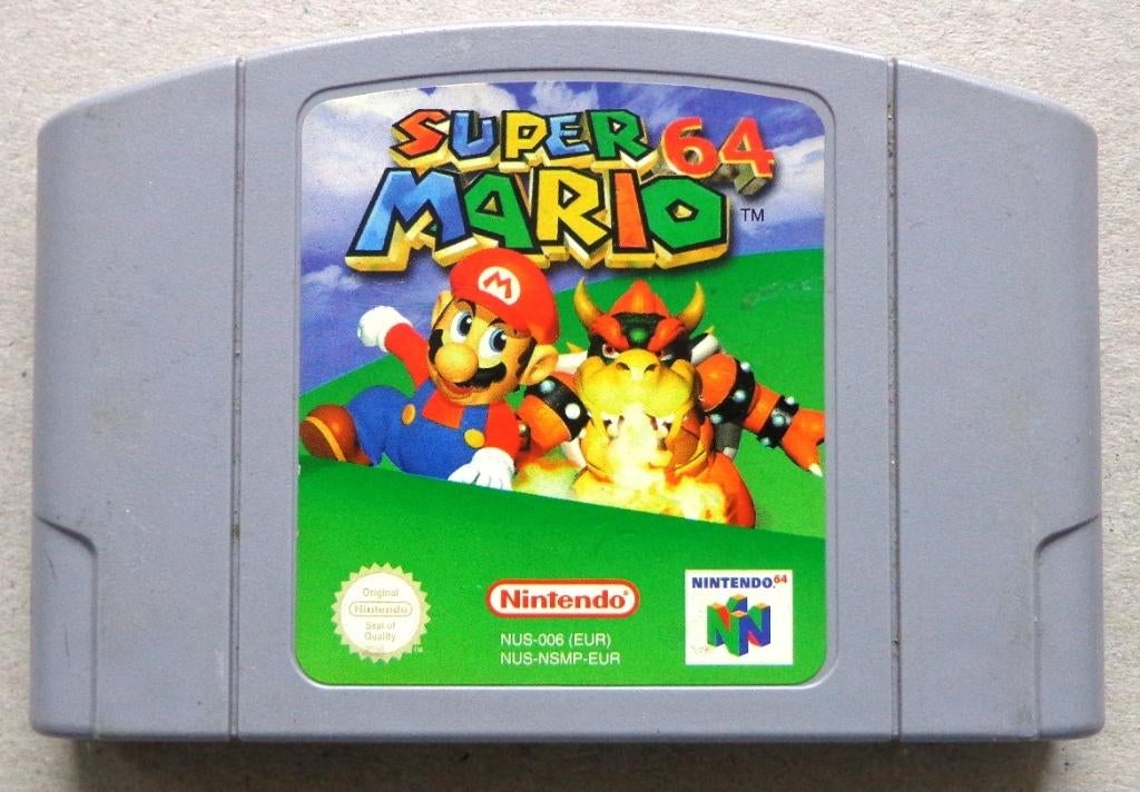 Super Mario 64 voor de Nintendo 64, Avontuur en Actie, Gebruikt, 1 speler, Ophalen of Verzenden