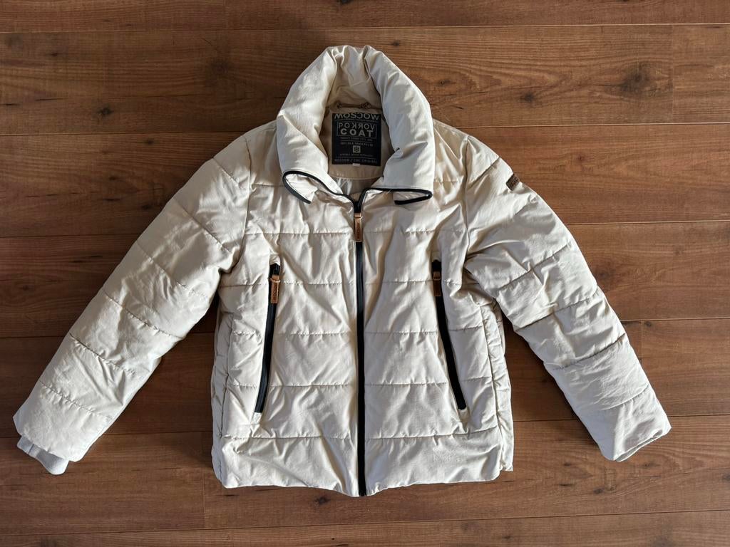 MOSCOW winterjas maat XL (40/42) nieuwstaat, Ophalen of Verzenden, Zo goed als nieuw, Maat 42/44 (L), Beige